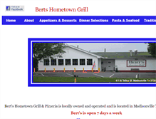 Tablet Screenshot of bertsgrill.com